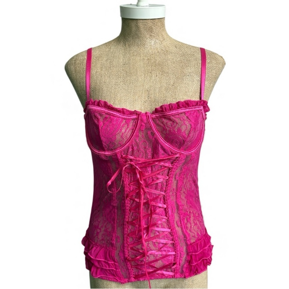 Seven 'til Midnight Pink Corset Large